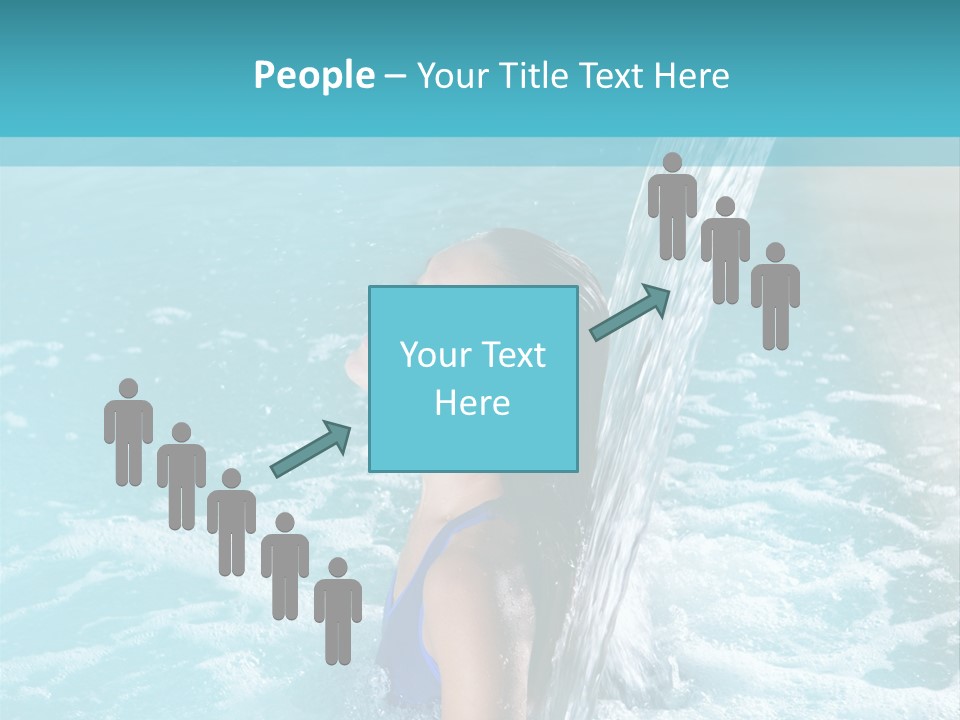 Woman Female Relaxation PowerPoint Template