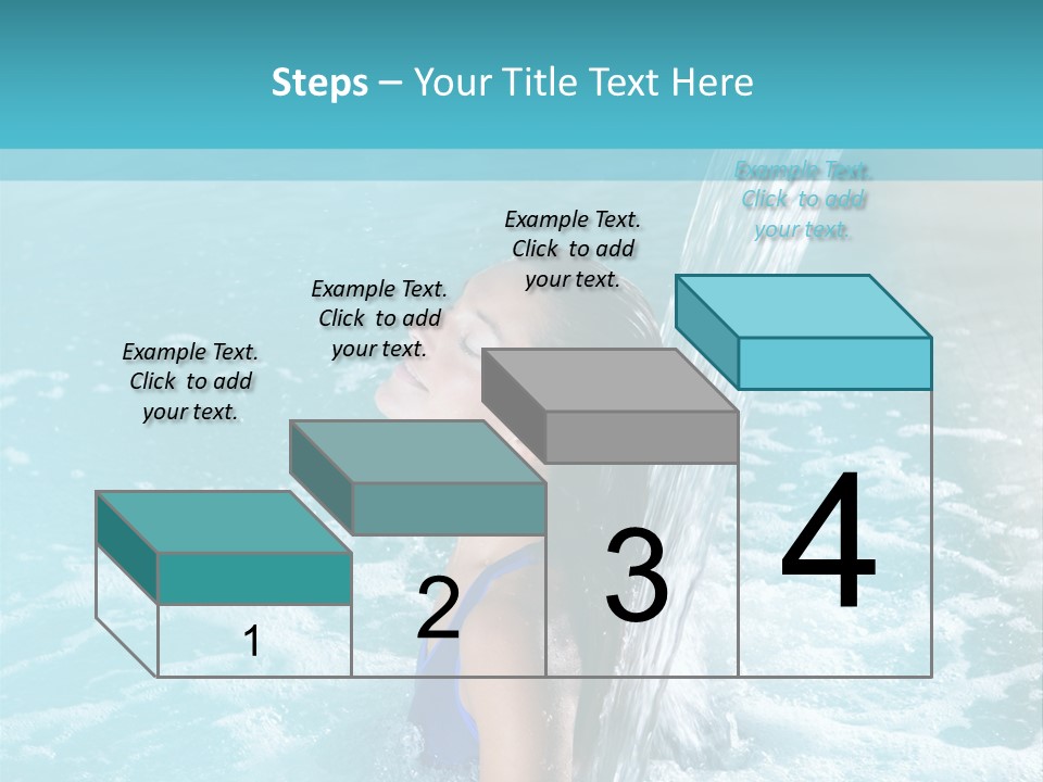 Woman Female Relaxation PowerPoint Template