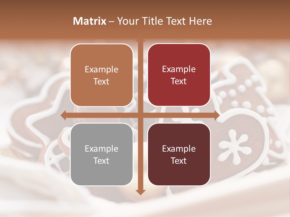 Holiday Food And Drink Dessert PowerPoint Template