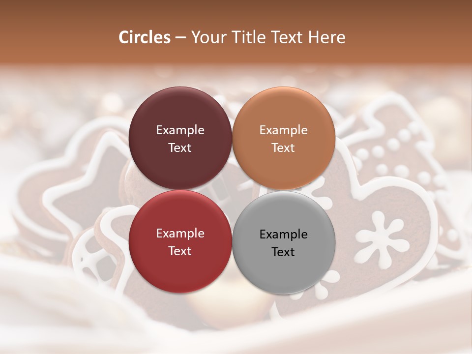 Holiday Food And Drink Dessert PowerPoint Template