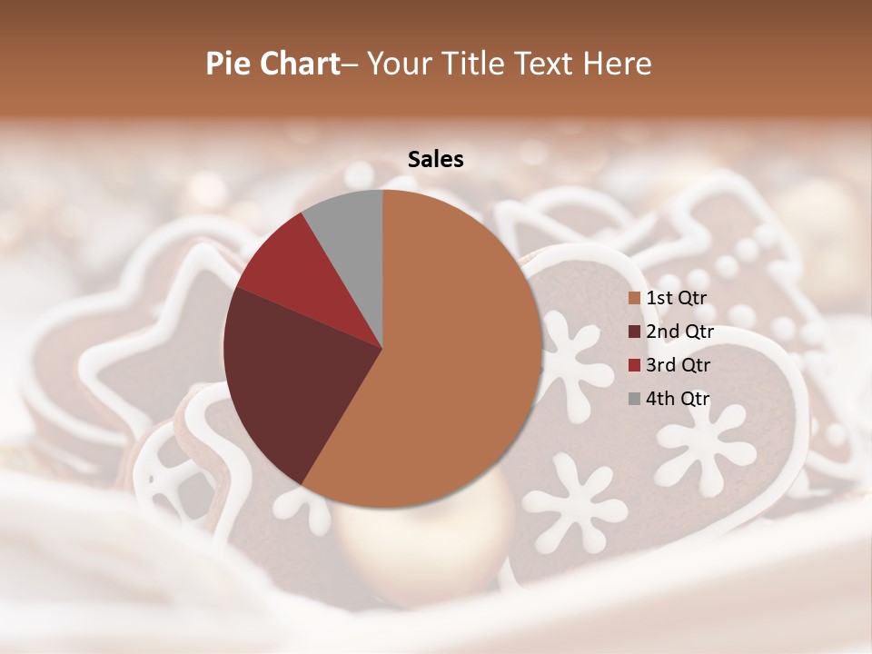 Holiday Food And Drink Dessert PowerPoint Template