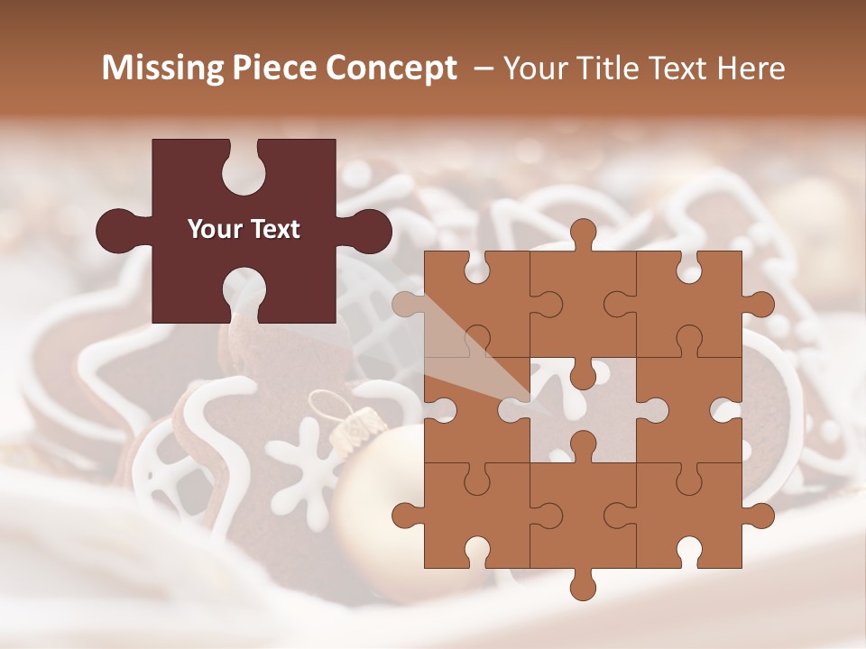 Holiday Food And Drink Dessert PowerPoint Template