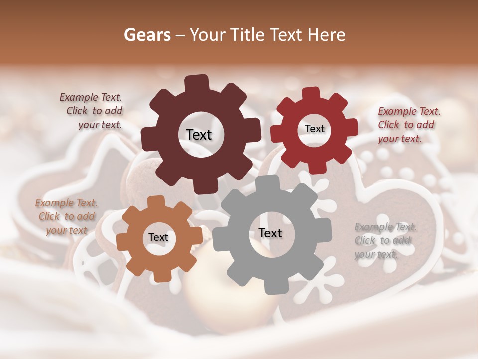 Holiday Food And Drink Dessert PowerPoint Template