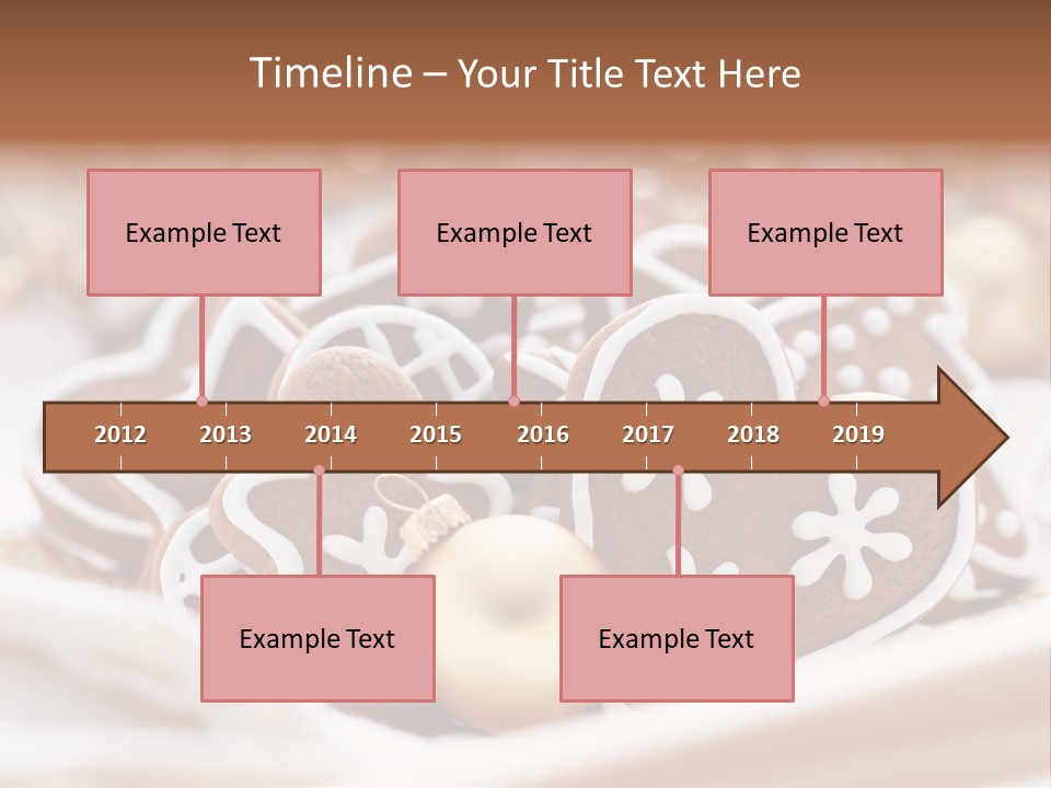 Holiday Food And Drink Dessert PowerPoint Template