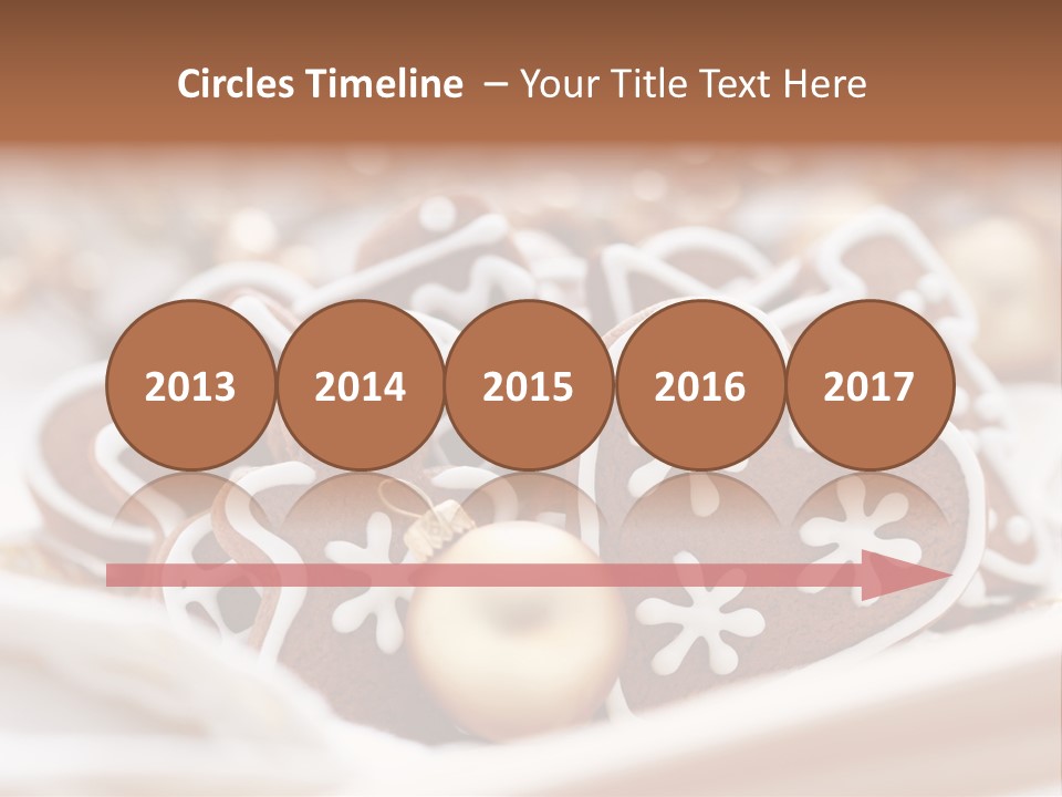 Holiday Food And Drink Dessert PowerPoint Template