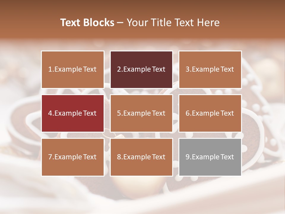 Holiday Food And Drink Dessert PowerPoint Template