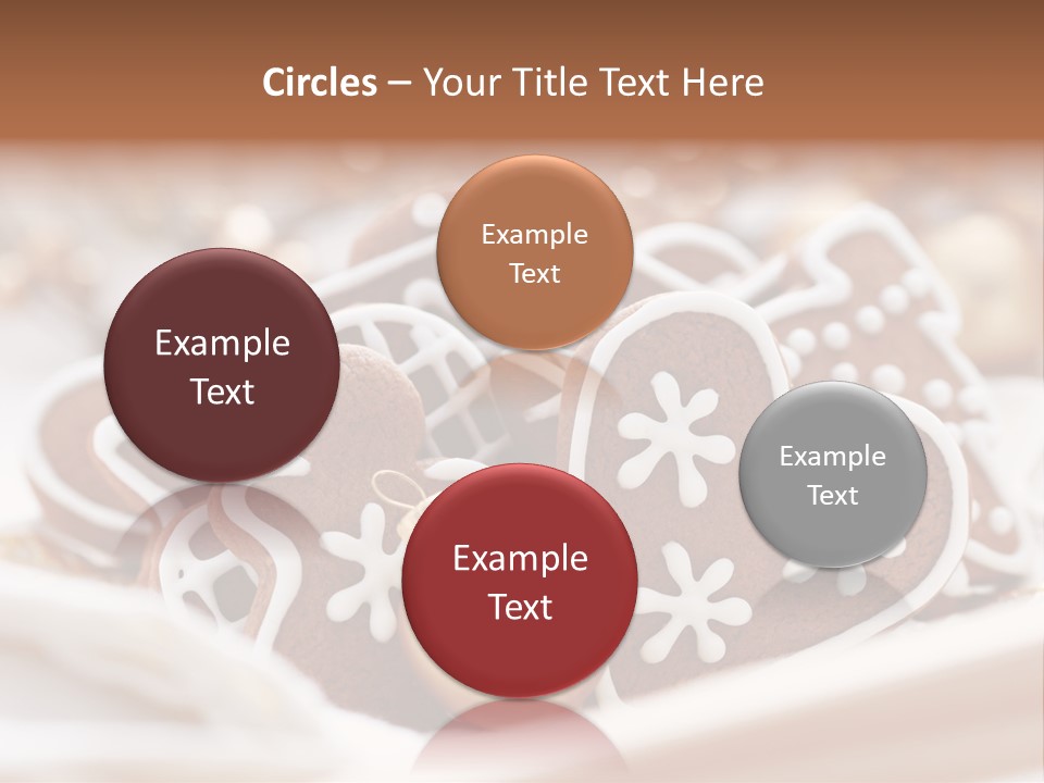 Holiday Food And Drink Dessert PowerPoint Template