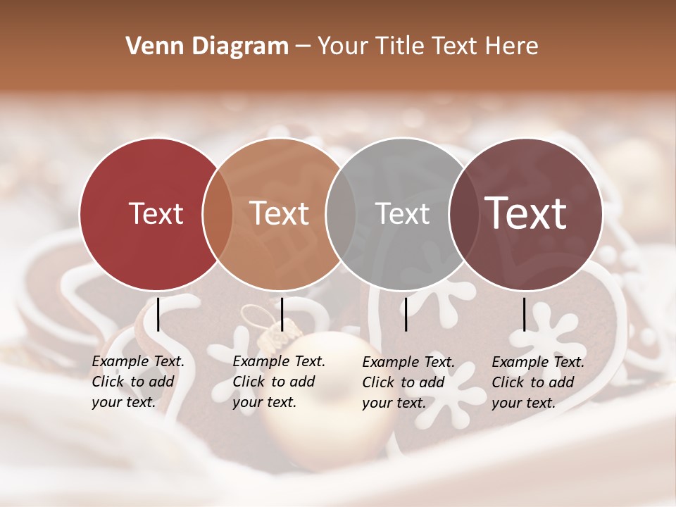 Holiday Food And Drink Dessert PowerPoint Template