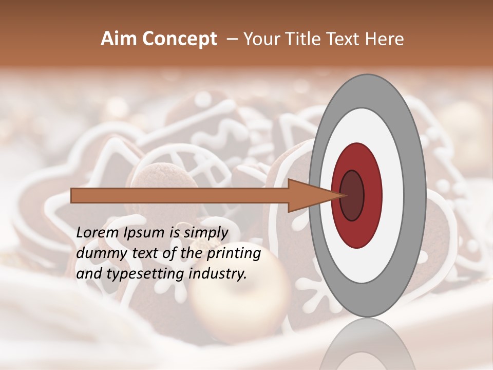 Holiday Food And Drink Dessert PowerPoint Template