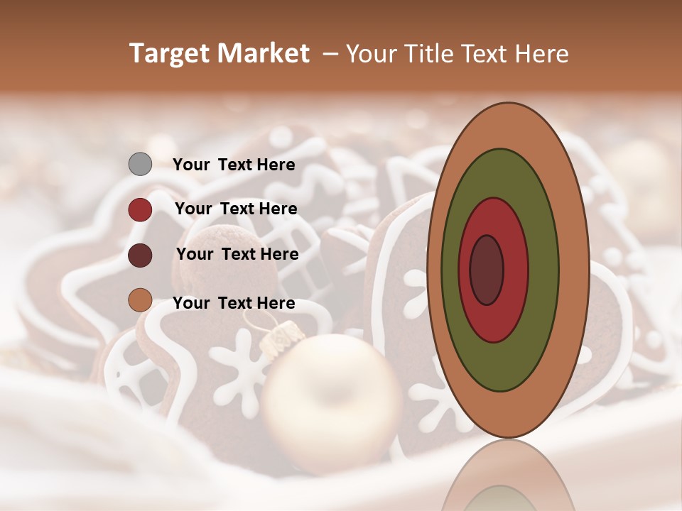 Holiday Food And Drink Dessert PowerPoint Template