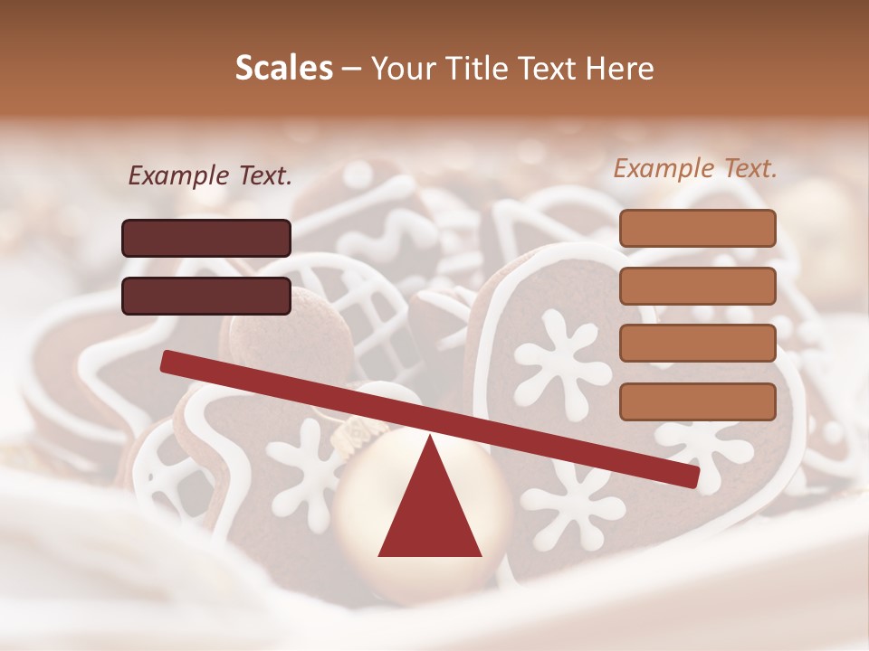 Holiday Food And Drink Dessert PowerPoint Template