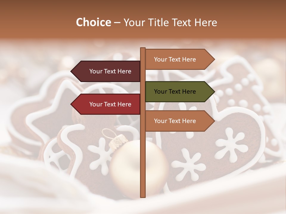 Holiday Food And Drink Dessert PowerPoint Template