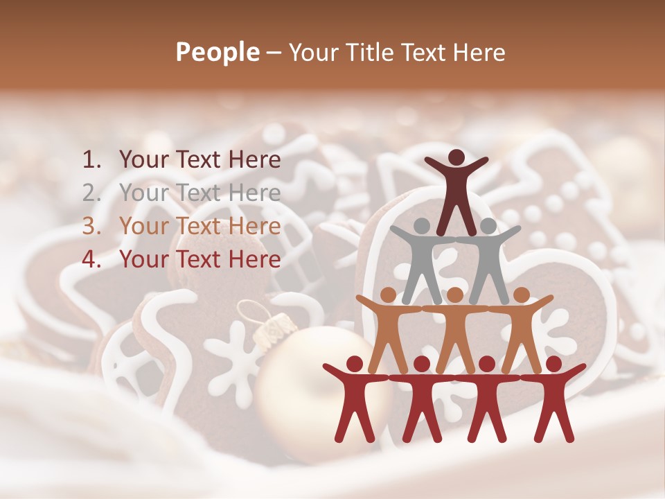 Holiday Food And Drink Dessert PowerPoint Template