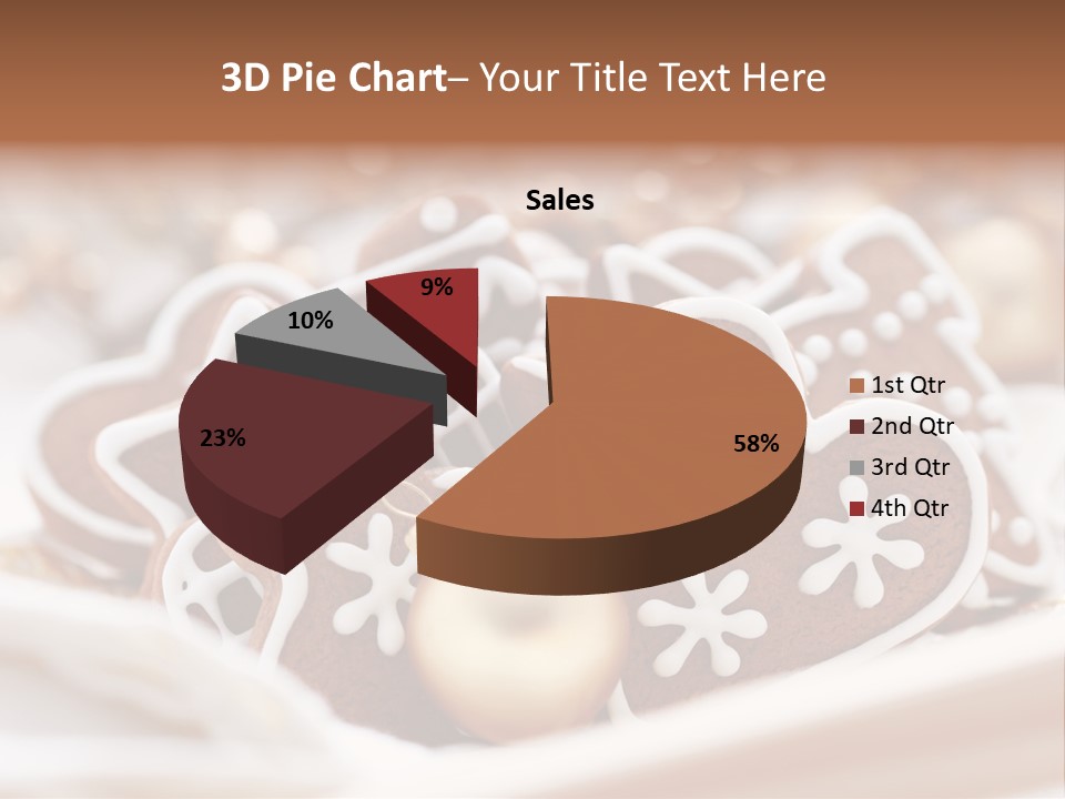 Holiday Food And Drink Dessert PowerPoint Template