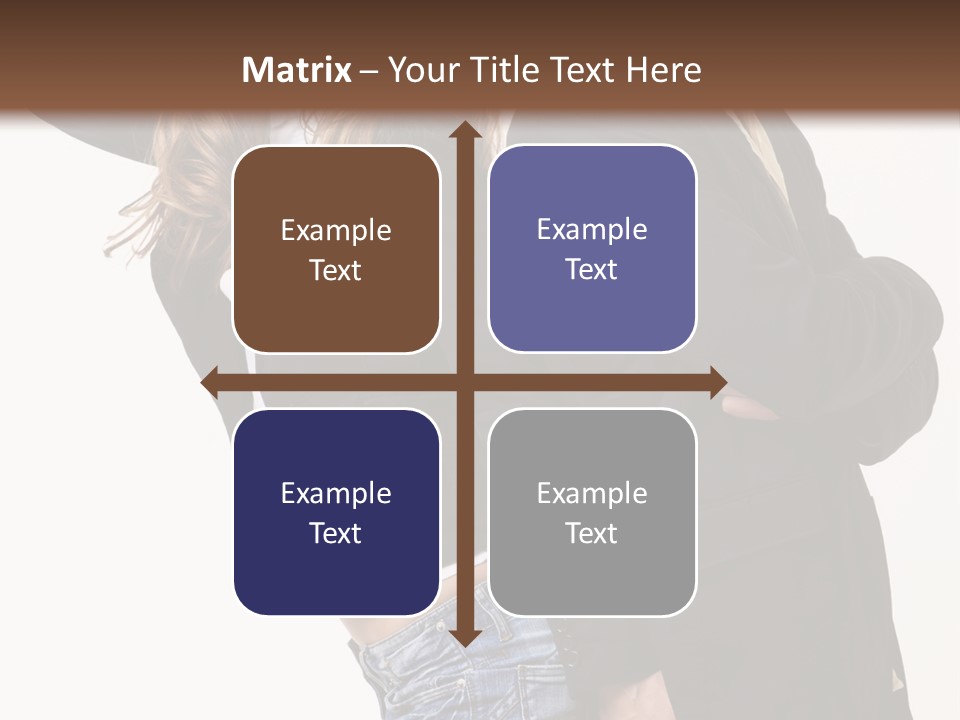 Man Looking Couple PowerPoint Template