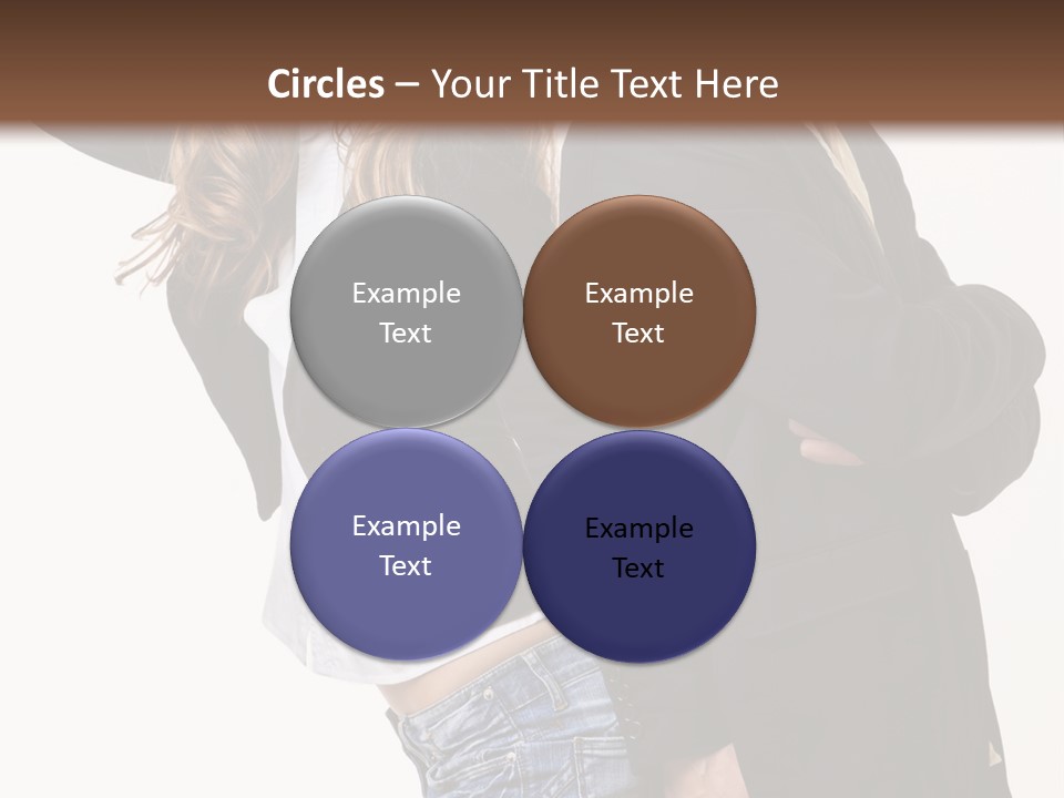 Man Looking Couple PowerPoint Template