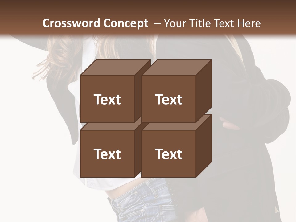 Man Looking Couple PowerPoint Template
