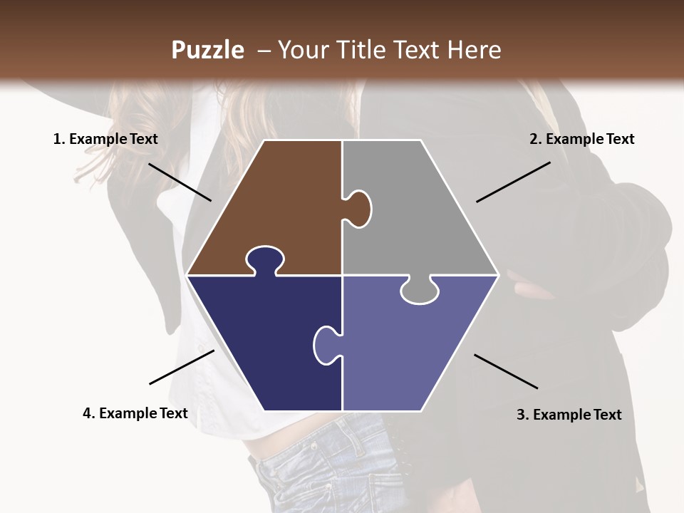 Man Looking Couple PowerPoint Template