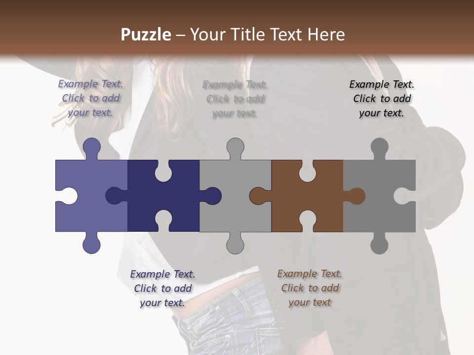 Man Looking Couple PowerPoint Template