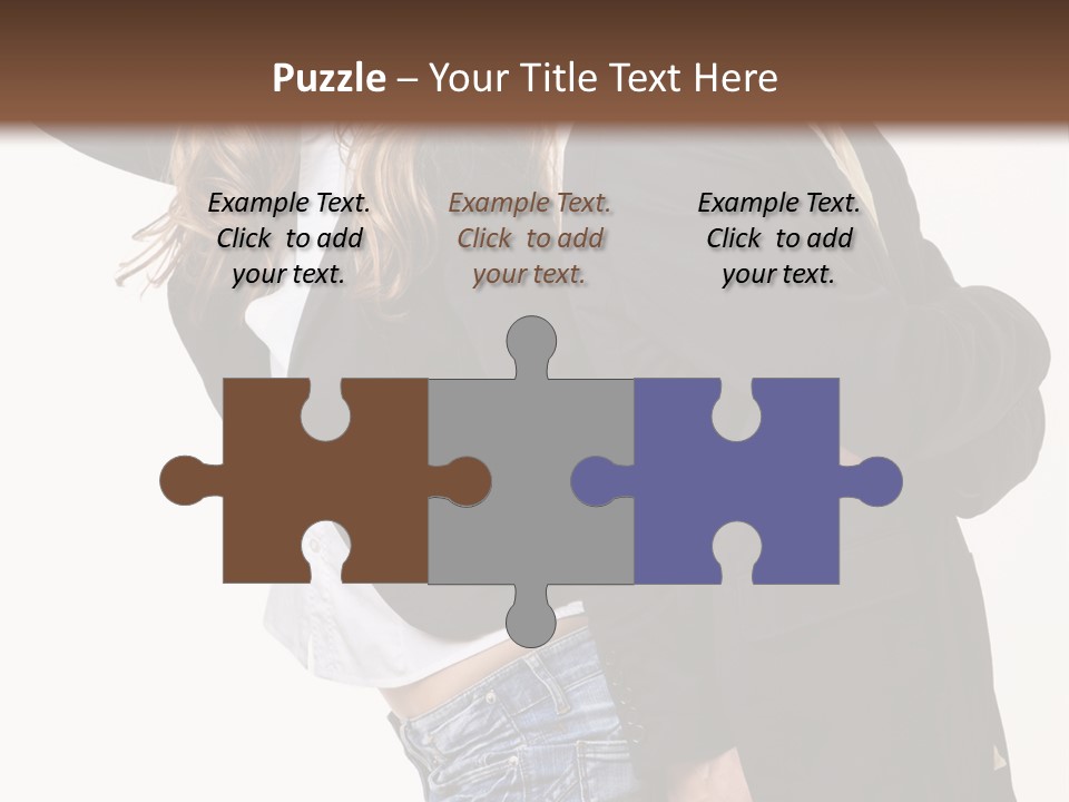 Man Looking Couple PowerPoint Template