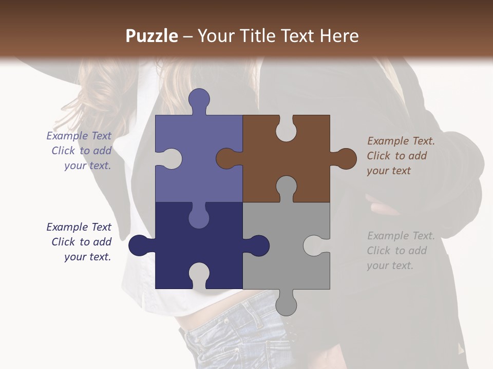 Man Looking Couple PowerPoint Template