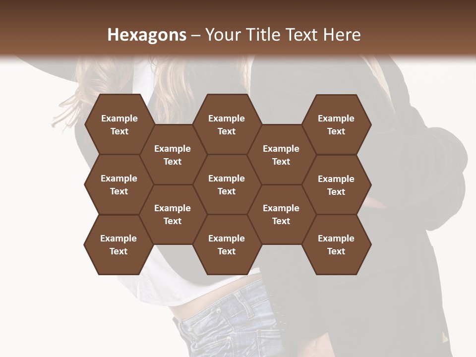 Man Looking Couple PowerPoint Template