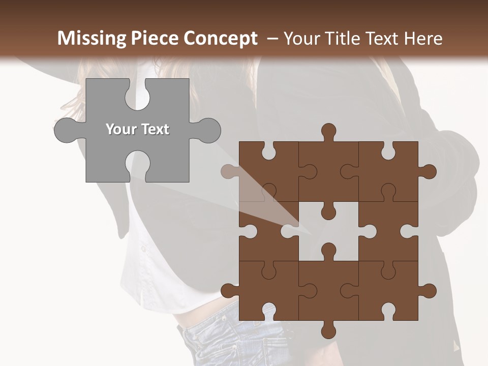 Man Looking Couple PowerPoint Template