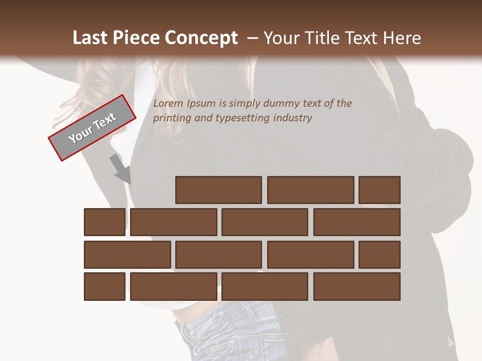 Man Looking Couple PowerPoint Template