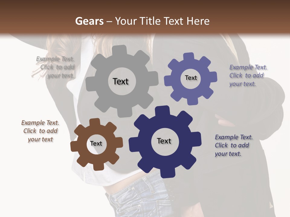 Man Looking Couple PowerPoint Template