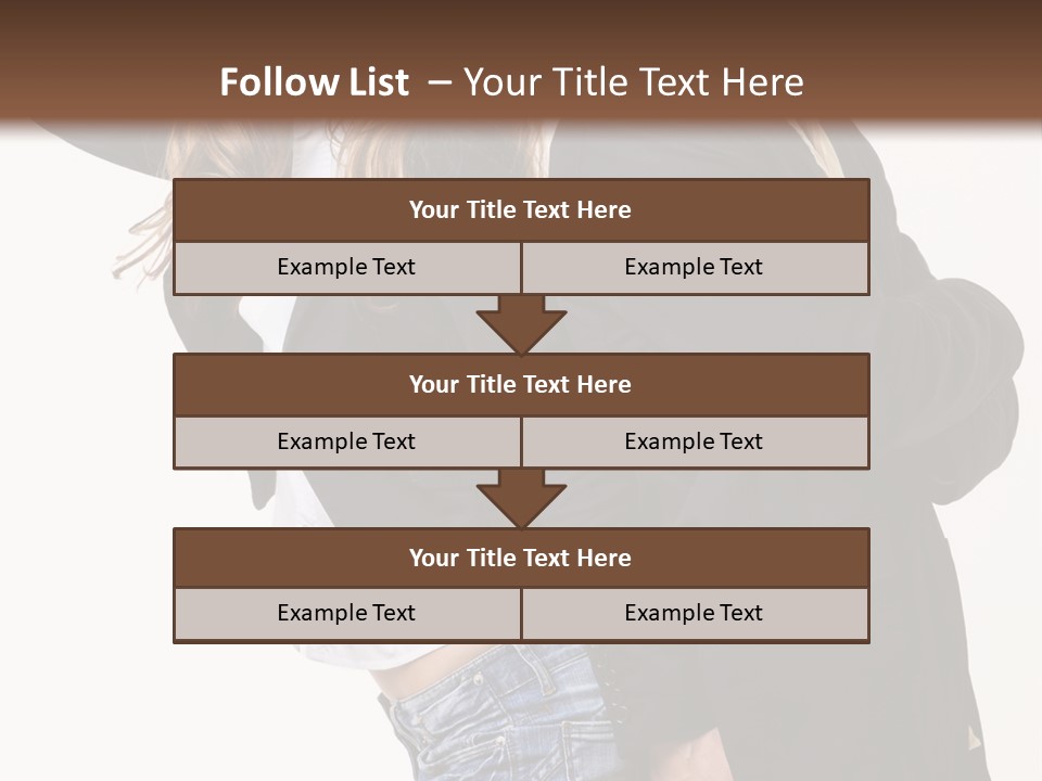Man Looking Couple PowerPoint Template