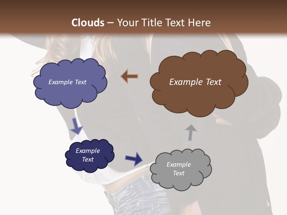 Man Looking Couple PowerPoint Template