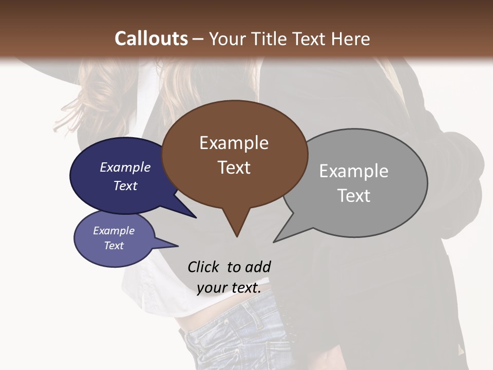 Man Looking Couple PowerPoint Template