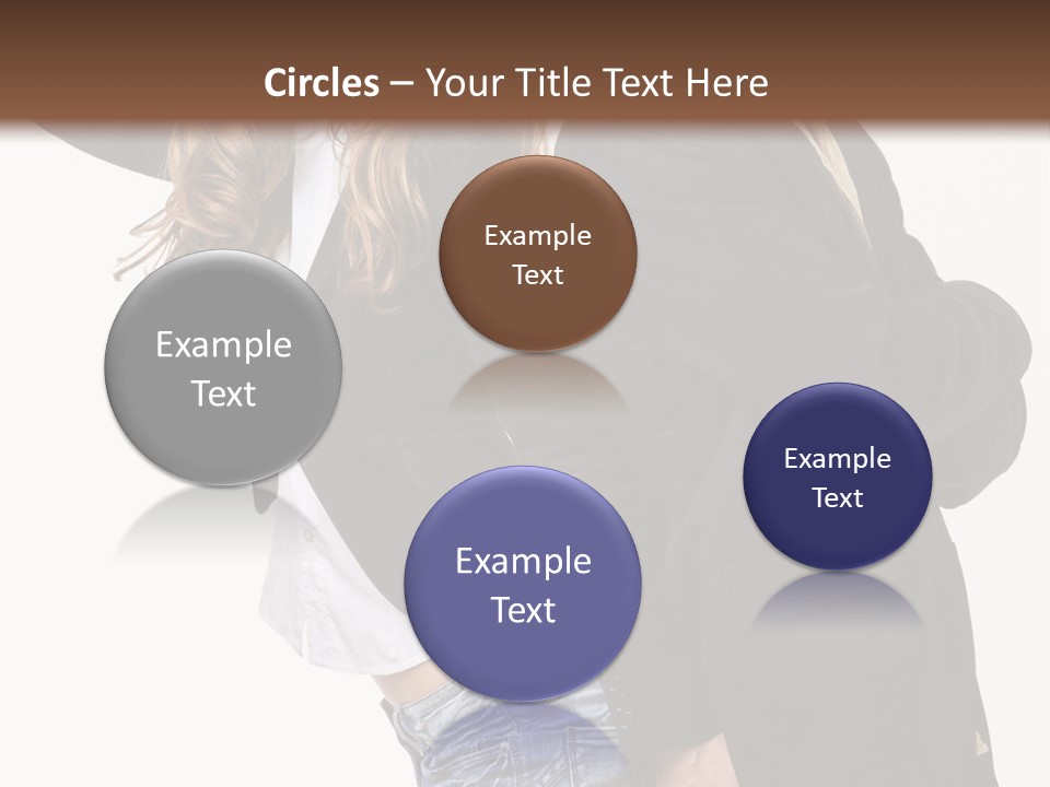 Man Looking Couple PowerPoint Template