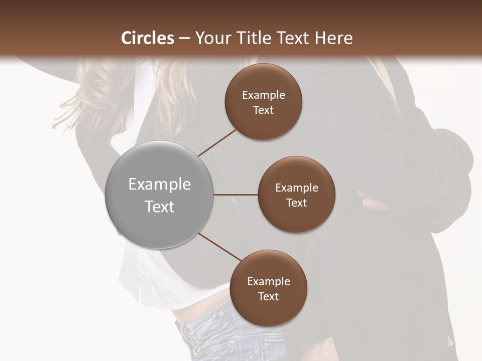 Man Looking Couple PowerPoint Template