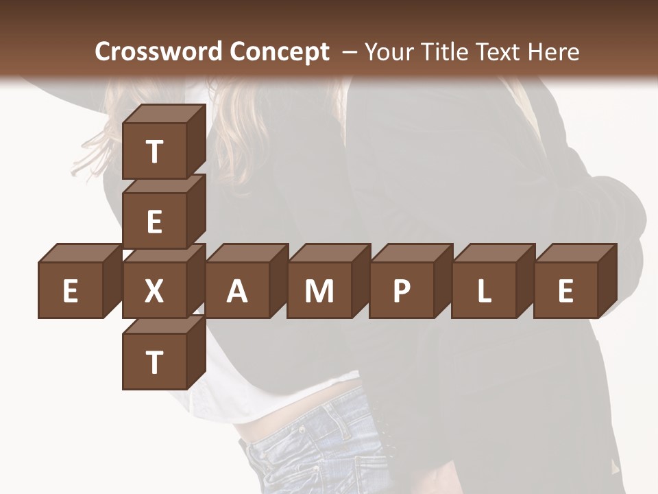 Man Looking Couple PowerPoint Template