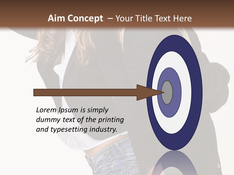 Man Looking Couple PowerPoint Template