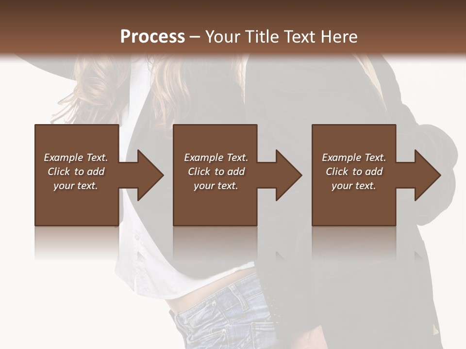 Man Looking Couple PowerPoint Template