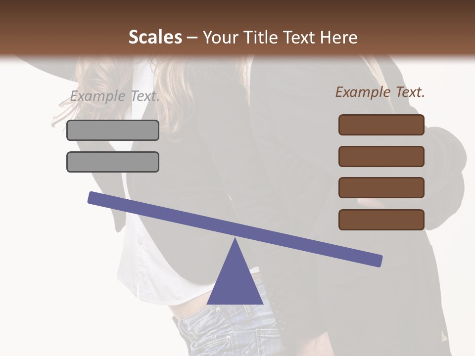 Man Looking Couple PowerPoint Template