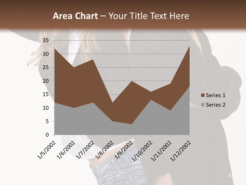Man Looking Couple PowerPoint Template