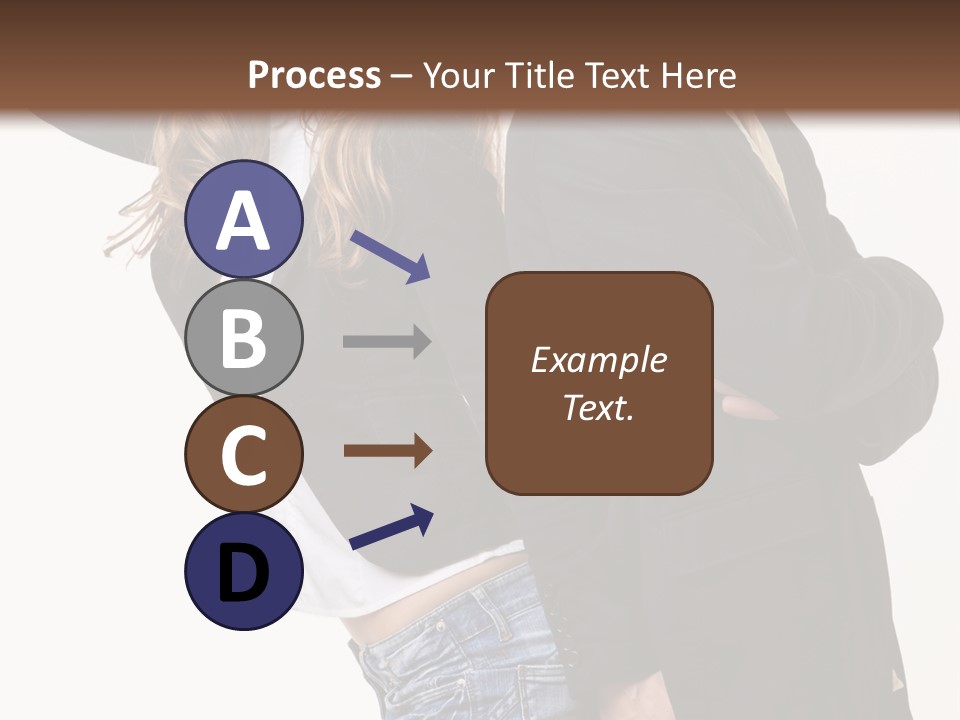 Man Looking Couple PowerPoint Template