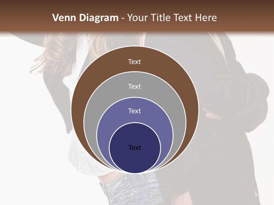 Man Looking Couple PowerPoint Template