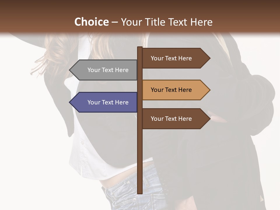 Man Looking Couple PowerPoint Template