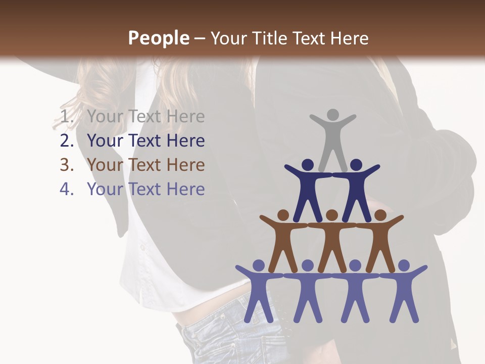 Man Looking Couple PowerPoint Template