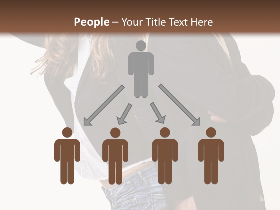 Man Looking Couple PowerPoint Template