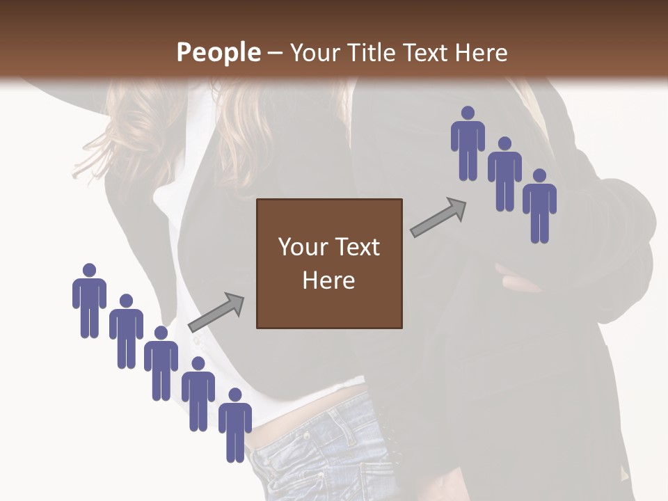 Man Looking Couple PowerPoint Template