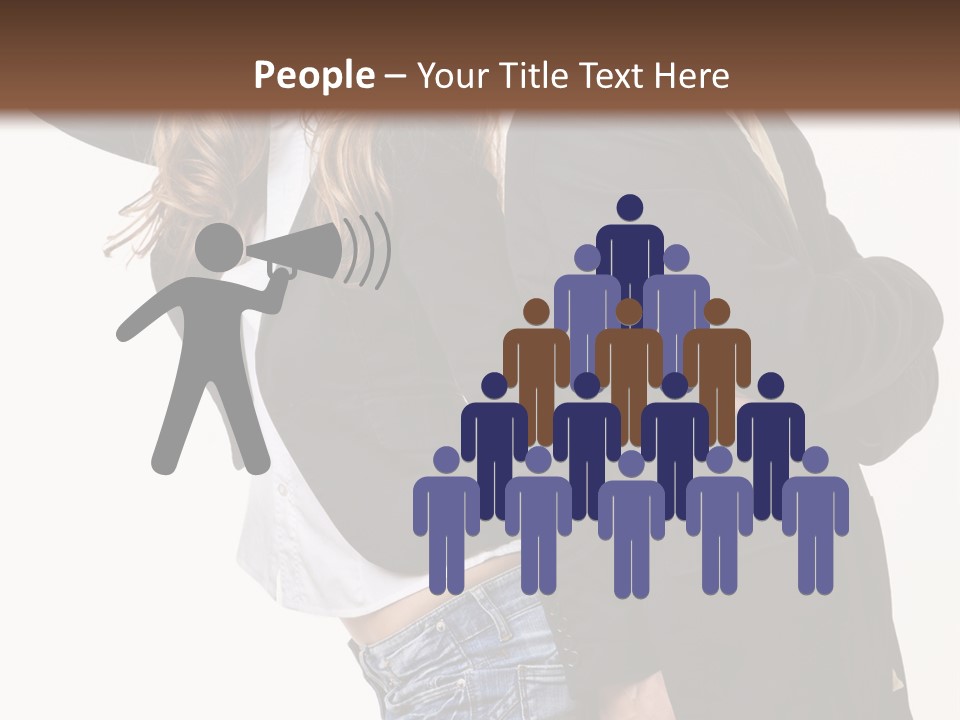 Man Looking Couple PowerPoint Template