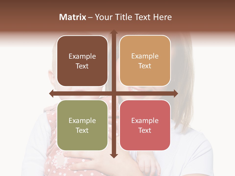 Two People Family Happiness PowerPoint Template