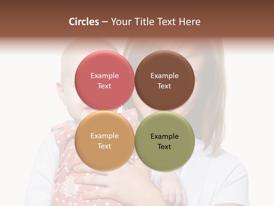 Two People Family Happiness PowerPoint Template