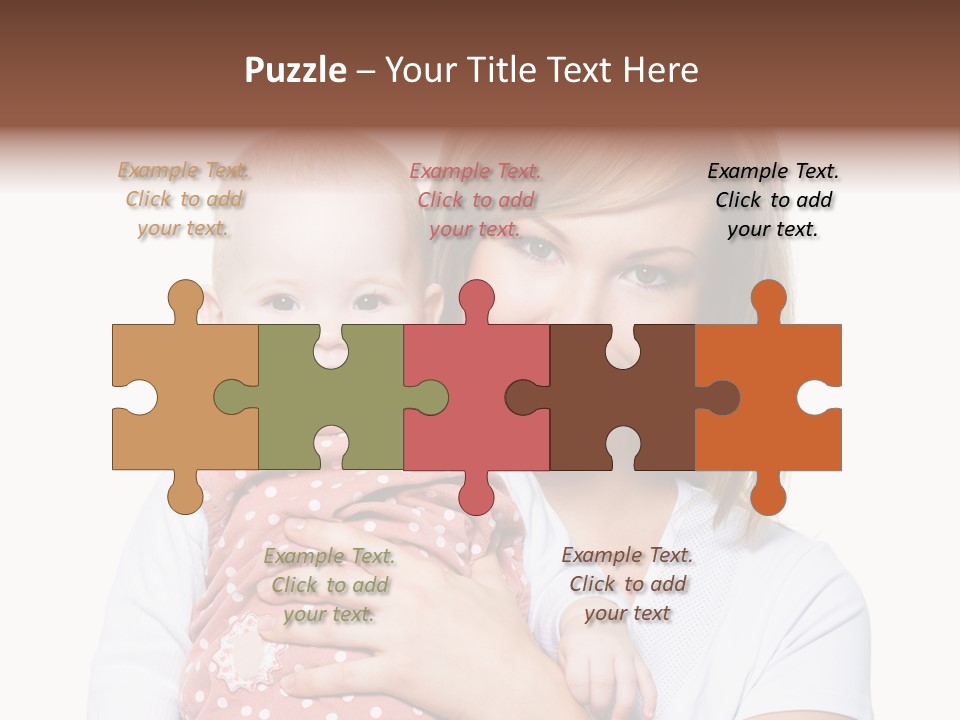 Two People Family Happiness PowerPoint Template