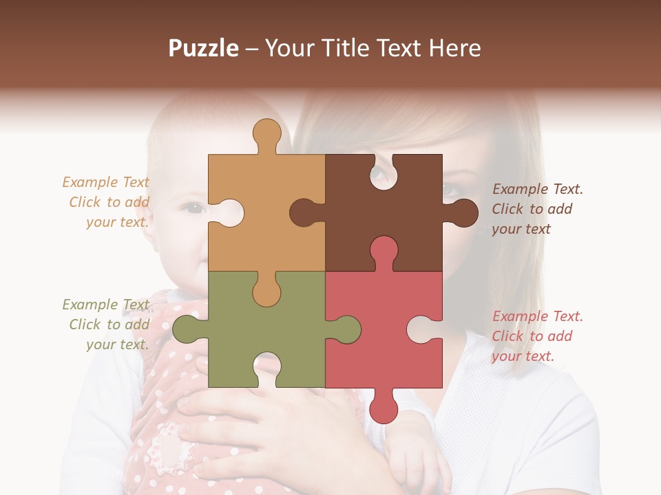 Two People Family Happiness PowerPoint Template